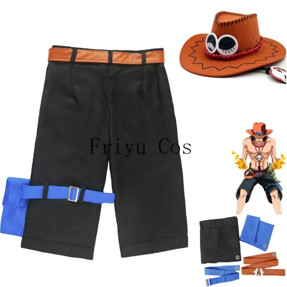Men Accessories Style - Anime Portgas·D· Ace Cosplay Kostüm Beyazsakal