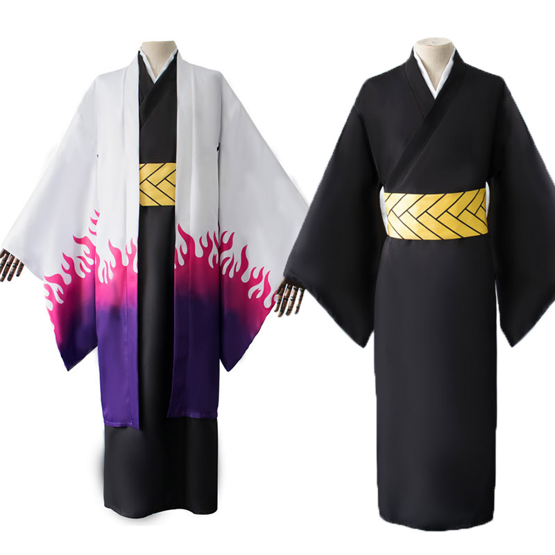 Men'S Kimono Accessories - Anime Ubuyashiki Kagaya Cosplay kostüm tam