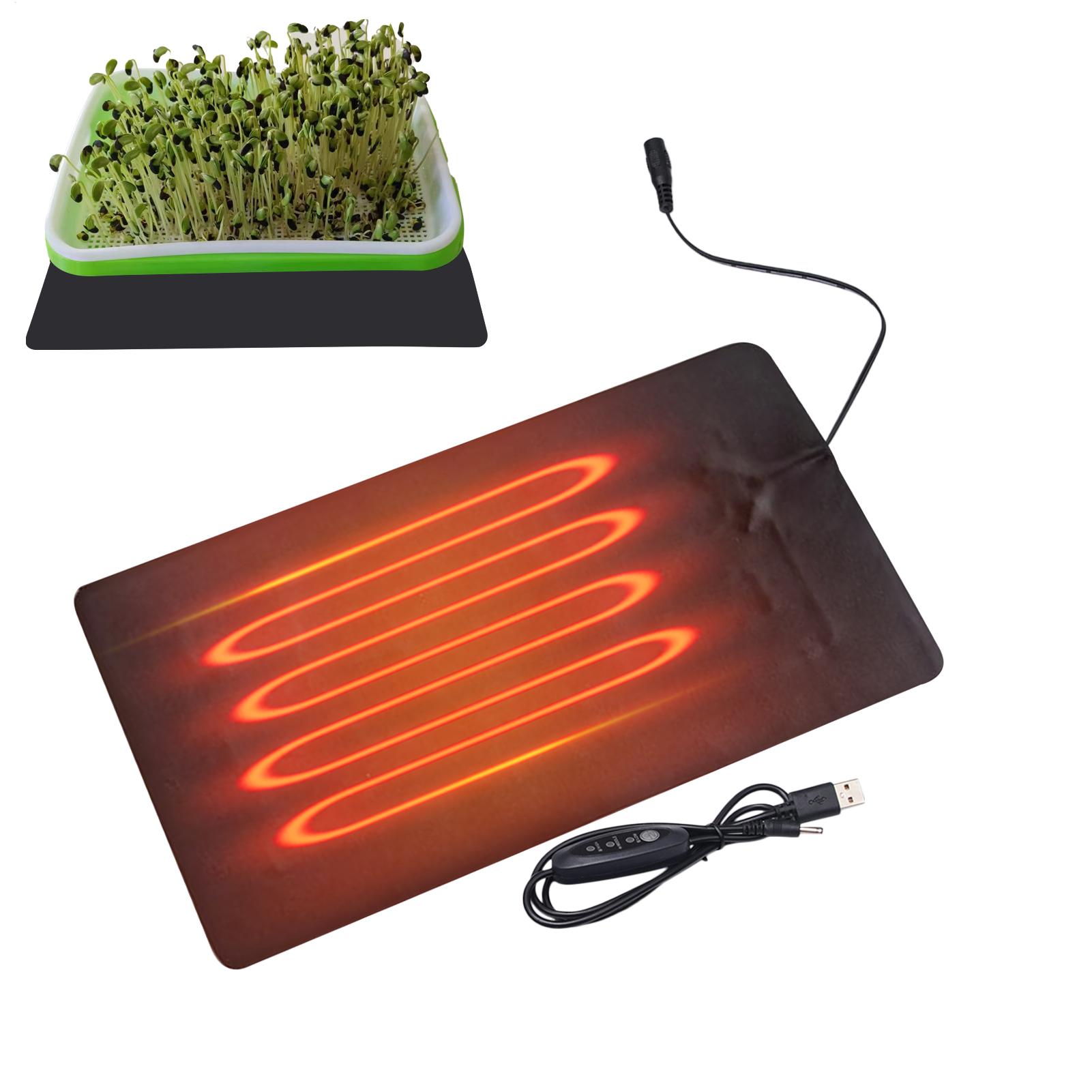 Men'S Accessories Tray - 3 Sıcaklık Ayarlı Bitki Isıtıcı Matı,