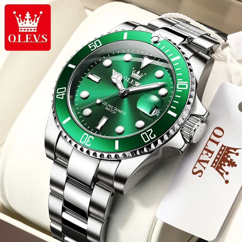 Men'S Accessories Luxury Brands - OLEVS Orijinal Quartz saat Erkekler için