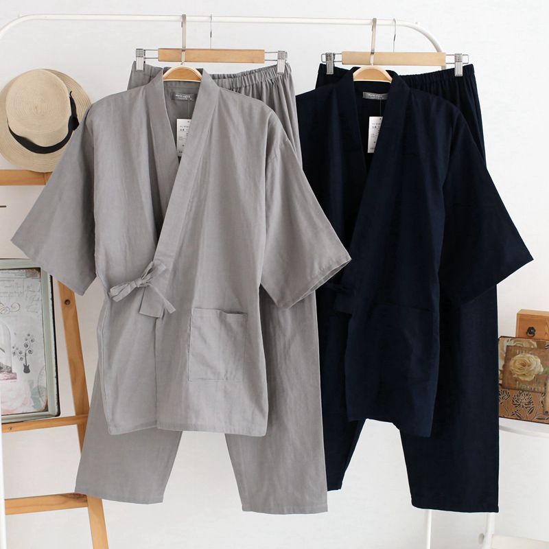 Men'S Kimono Accessories - Japon Tarzı Kimono Hırka Pantolon 2