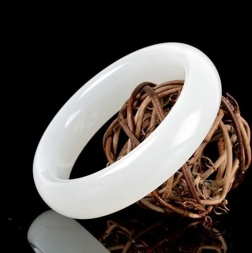 Hakiki doğal beyaz yeşim bilek - Men Accessories For Hand incelemesi ve fiyatı