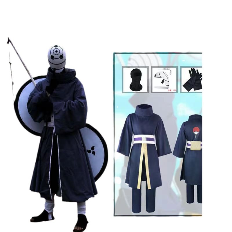 Anime Uchiha Obito Cosplay Kos - Men'S Kimono Accessories incelemesi ve fiyatı
