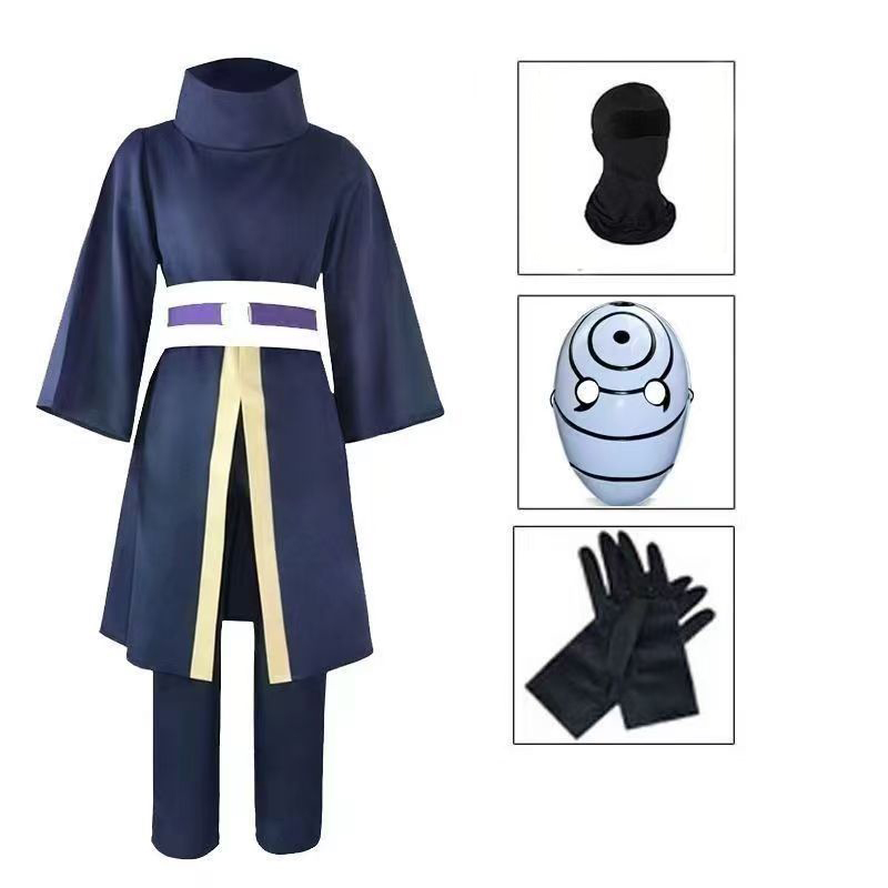 Anime Uchiha Obito Cosplay Kos - Men'S Kimono Accessories incelemesi ve fiyatı