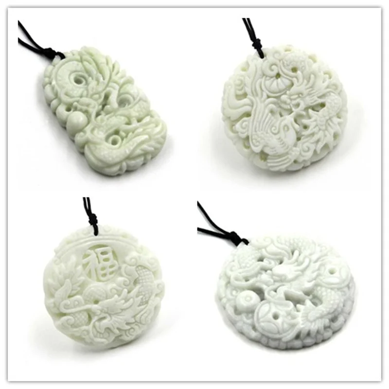 Doğal Beyaz yeşim Ejderha Phoe - Men Accessories For Hand incelemesi ve fiyatı