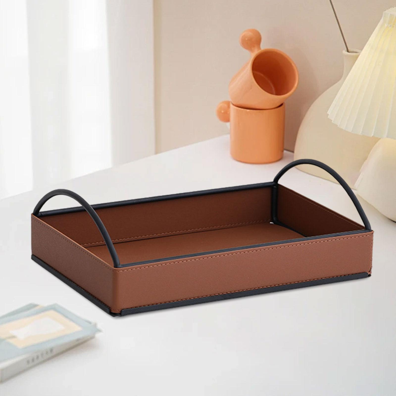 Modern PU Deri Valet Tepsisi M - Men'S Accessories Tray incelemesi ve fiyatı