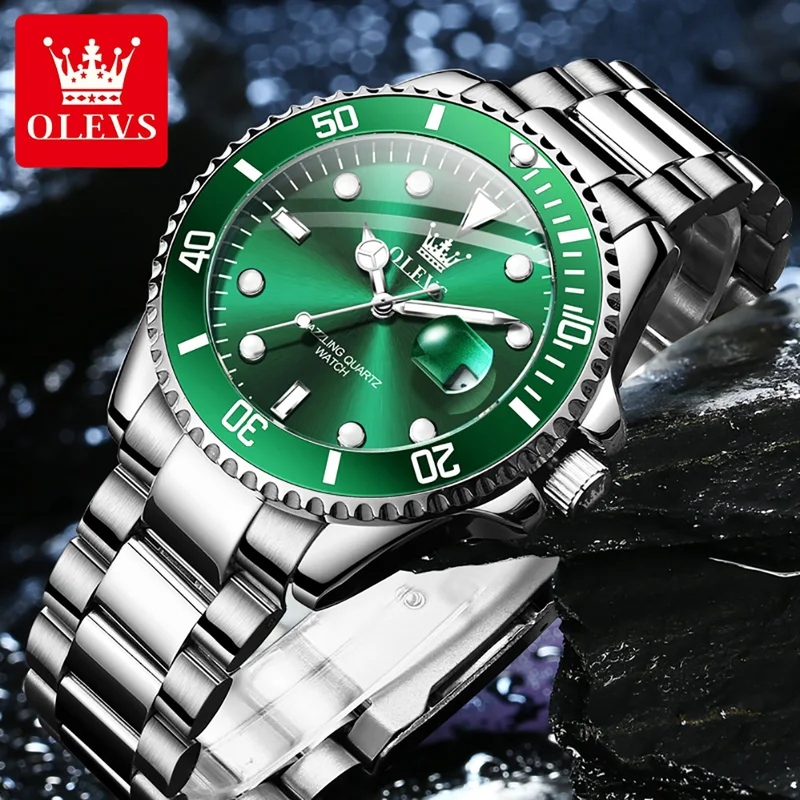 OLEVS Orijinal Quartz saat Erk - Men'S Accessories Luxury Brands incelemesi ve fiyatı
