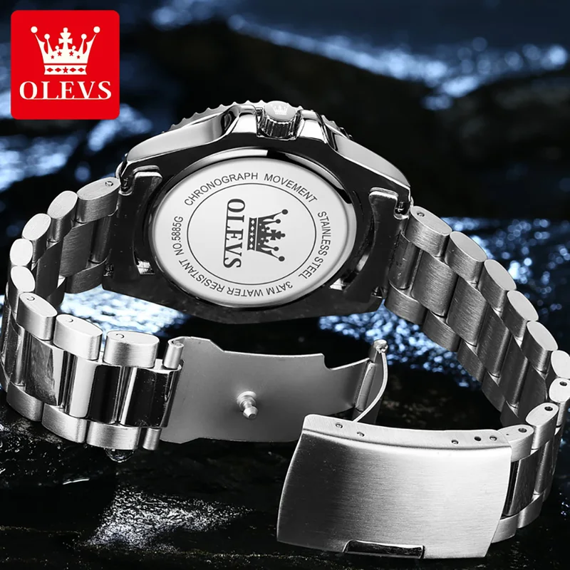 OLEVS Orijinal Quartz saat Erk - Men'S Accessories Luxury Brands incelemesi ve fiyatı