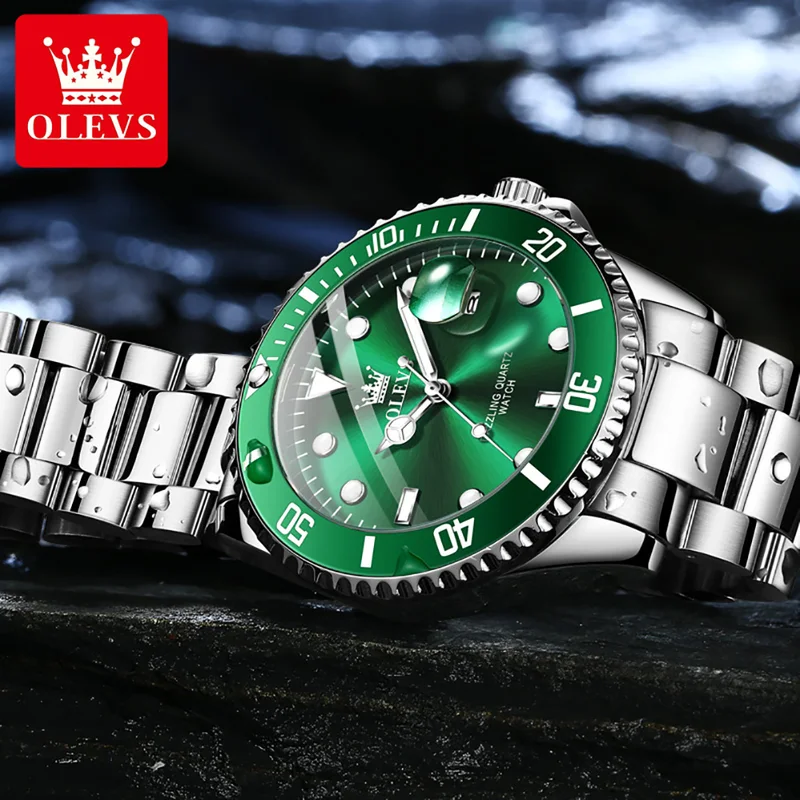 OLEVS Orijinal Quartz saat Erk - Men'S Accessories Luxury Brands incelemesi ve fiyatı