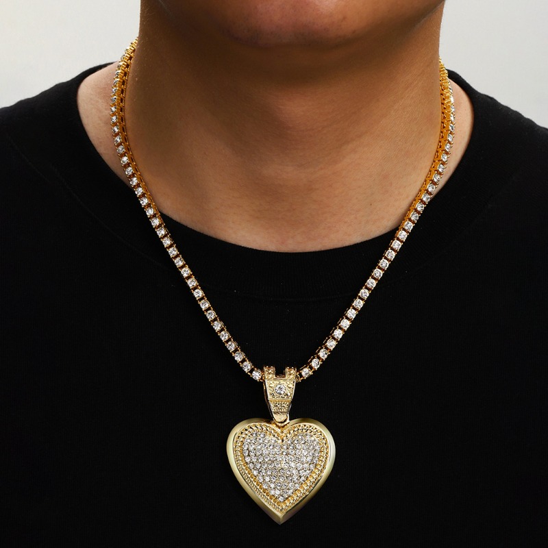 Trendy Minimalist Kalp Kolye K - Men'S Accessories Instagram incelemesi ve fiyatı