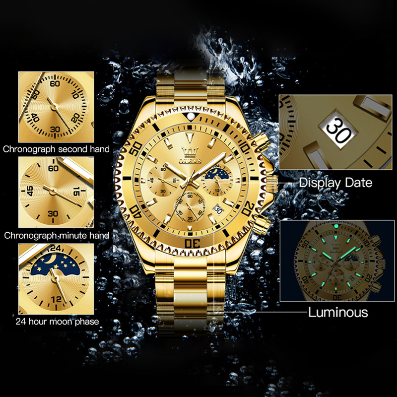 OLEVS 2870 erkek saati üst mar - Men'S Accessories Luxury Brands incelemesi ve fiyatı